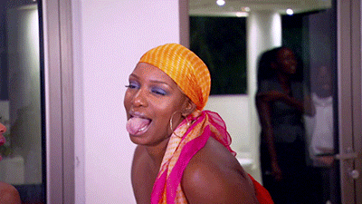 Nene The Ghetto Dances With Tongue Out GIF