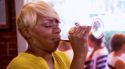 Nene The Ghetto Drinks A Lot Of Wine GIF