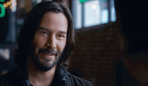 Neo And Trinity Sipping Coffee In Matrix GIF