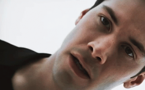 Neo At The White Background Surface GIF