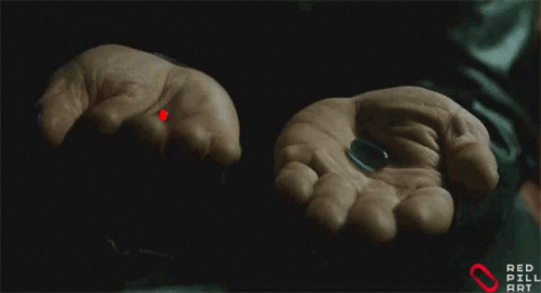 Neo The Matrix Red Pill Or Blue Pill GIF