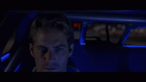 Neon Car Fast Furious Paul Walker GIF