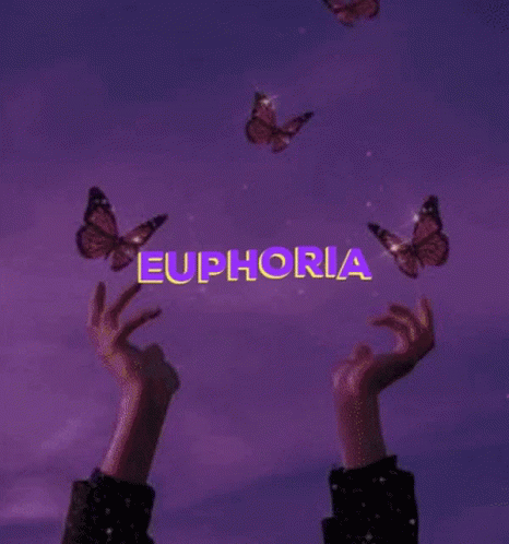 Neon Cute Euphoria Purple Aesthetic GIF