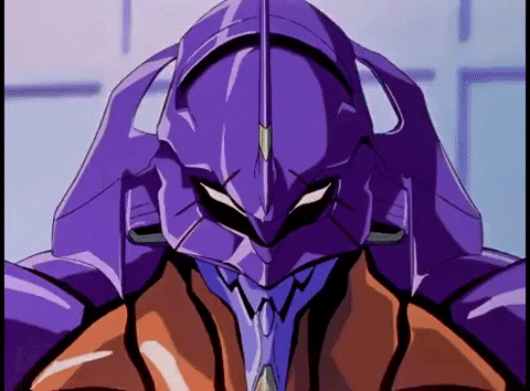 Neon Genesis Evangelion Shinji Ikari Inside Unit 01 GIF