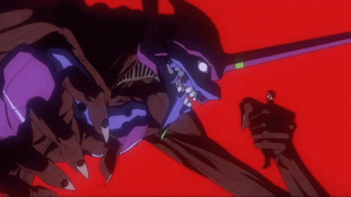 Neon Genesis Evangelion Unit 01 Eat Person GIF