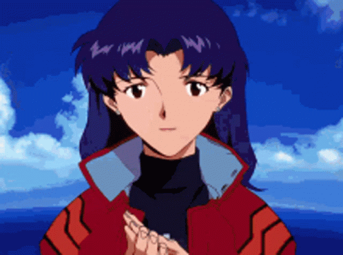 Neon Genesis Evangelion Characters Clapping Hands GIF