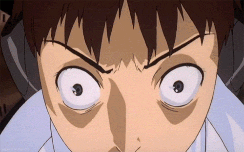 Neon Genesis Evangelion Shinji Ikari Shouting GIF
