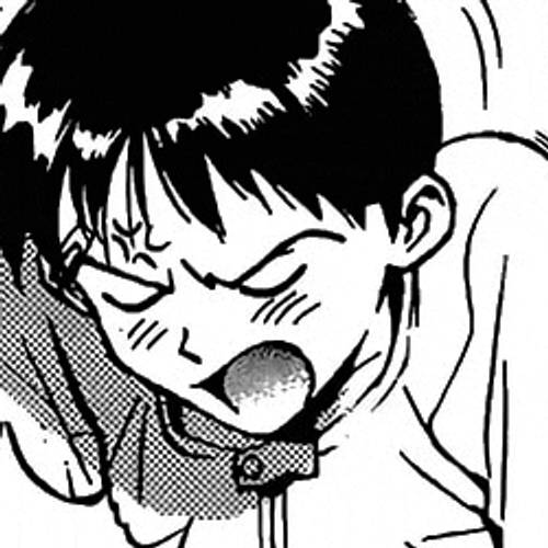 Neon Genesis Evangelion Manga Art GIF