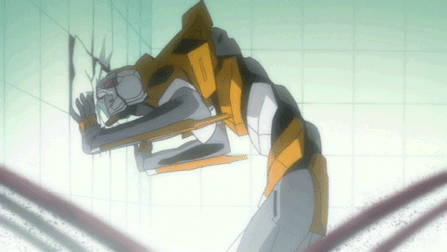 Neon Genesis Evangelion Yellow Evangelion Unit GIF