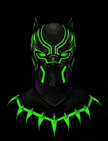 Neon Green Black Panther Gif GIF