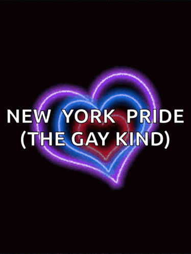 Neon Heart New York Pride (The Gay Kind)