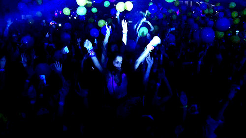 Neon Light Rave Party GIF