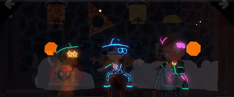 Neon Party Dancing By Toca Boca GIF