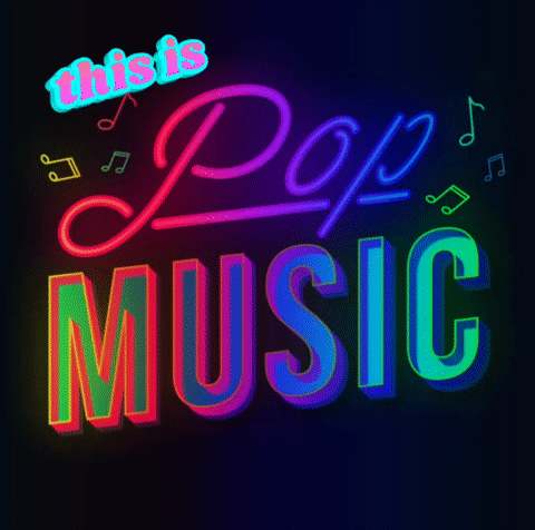 Neon Sign Says This Is Pop Music