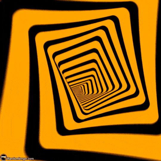 Neon Square Optical Stock Spiral GIF