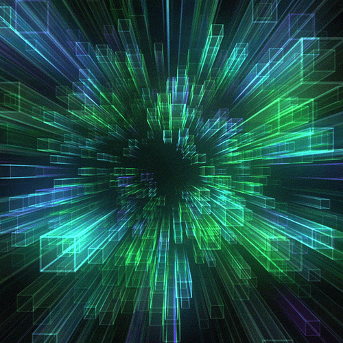 Neon Techno Background GIF