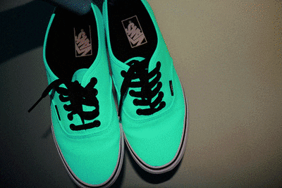 Neon Vans Bush Shoe GIF