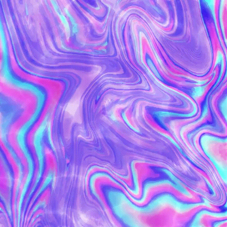 Neon Water Purple Hologram GIF