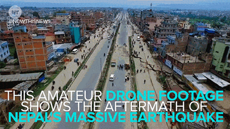 Nepal Earthquake Aftermath Gif