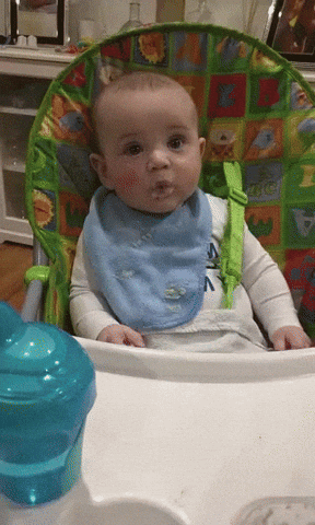 Nepo Baby Messy Eating GIF