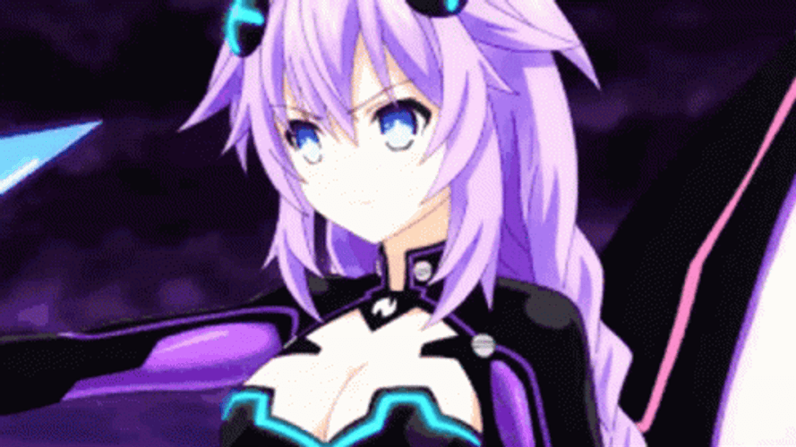 Nepune Purple Anime GIF
