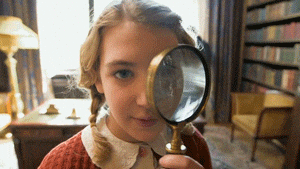Nerd Alert Cute Kid Spy Glass GIF