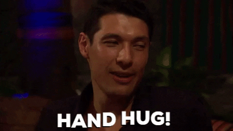 Nerd Alert Funny Hand Hug GIF