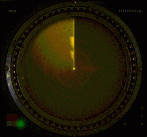 Nerd Cartoon Face Radar GIF