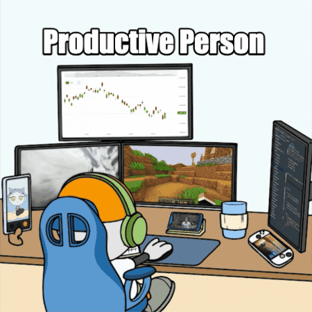 Nerd Computer Geek Productive Person Meme GIF