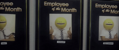 Nerd Emoji Employee Of The Month Meme GIF