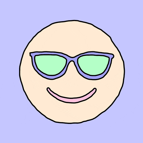 Nerd Emoji Peeking Mobile Animation GIF