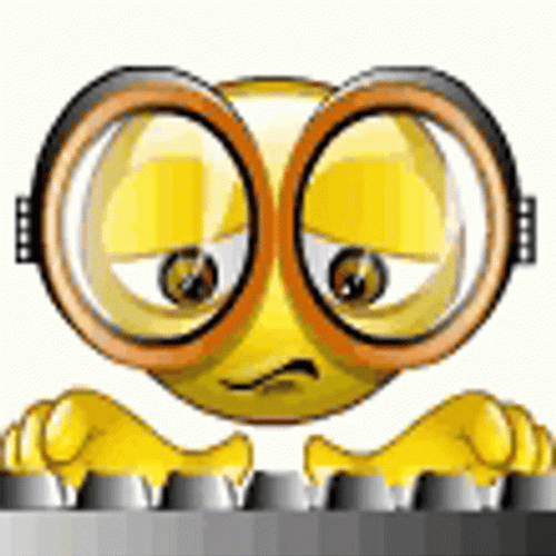 Nerd Emoji Typing On Computer