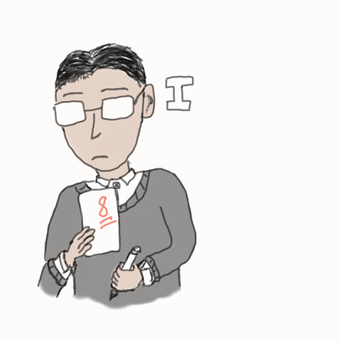 Nerd Showing Score Meme Animated Art GIF