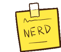 Nerd Stickie Sticker GIF