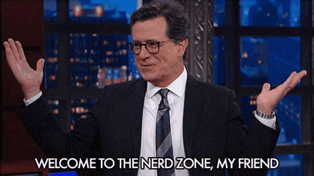 Nerd Zone Colbert Gif GIF