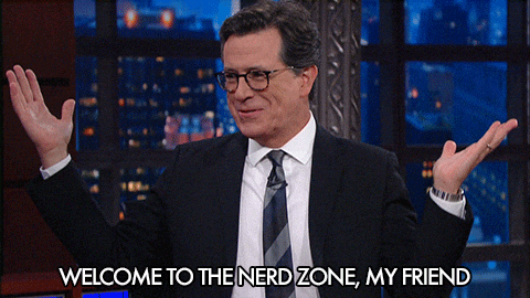 Nerd Zone Stephen Colbert Host GIF