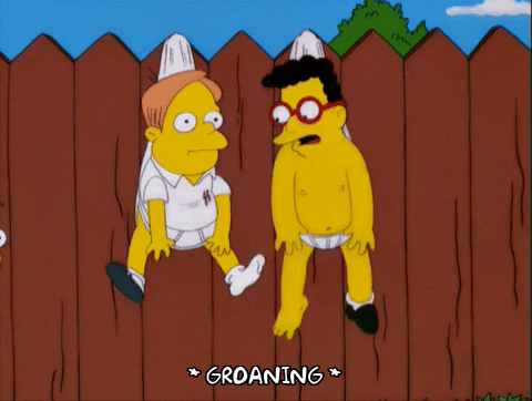 Nerds Little Moe Szyslak Hanging The Simpsons GIF