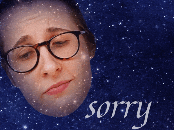 Nerdy Girl Awkward Im Sorry Reaction GIF