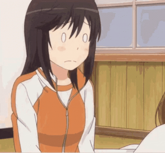 Nervous Anime Girl Terrified GIF