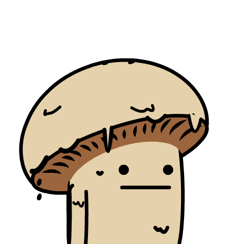 Animated Mushroom Nervous Sweat GIF