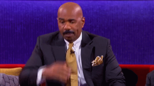 Steve Harvey Nervous Sweat GIF