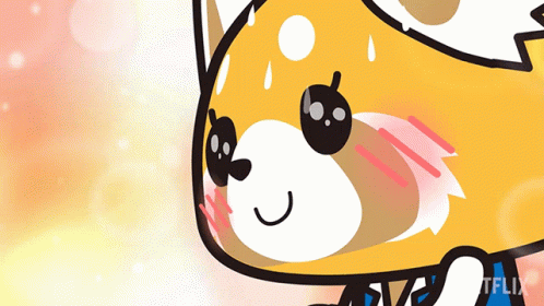 Nervous Sweat Of Retsuko GIF