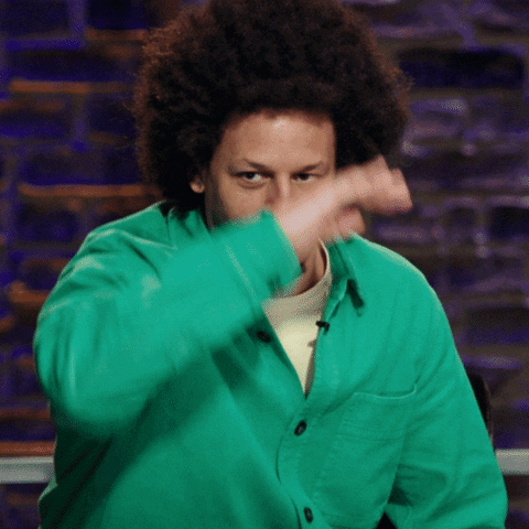 Nervous Sweating Eric Andre Interview GIF