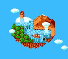 Nes Gimmick Island Map GIF
