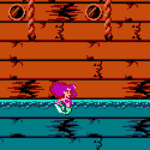 Nes Mermaid Game GIF