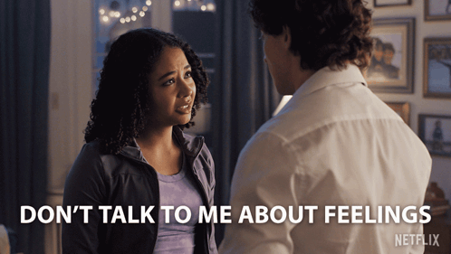 Netflix Ad Man and Woman Talking