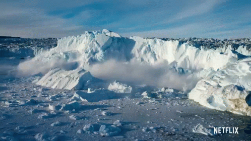 Netflix Ad Snowy Mountain