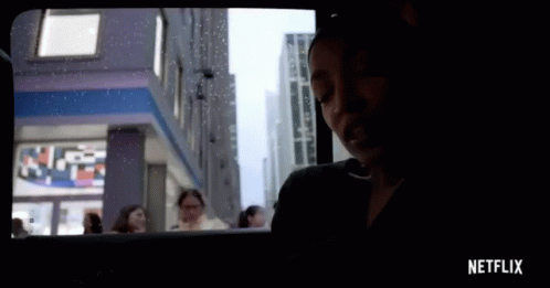Netflix Ad Woman Looking Out Window
