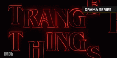 Netflix Stranger Things Intro GIF