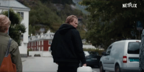 Netflix Man Carrying Barrel